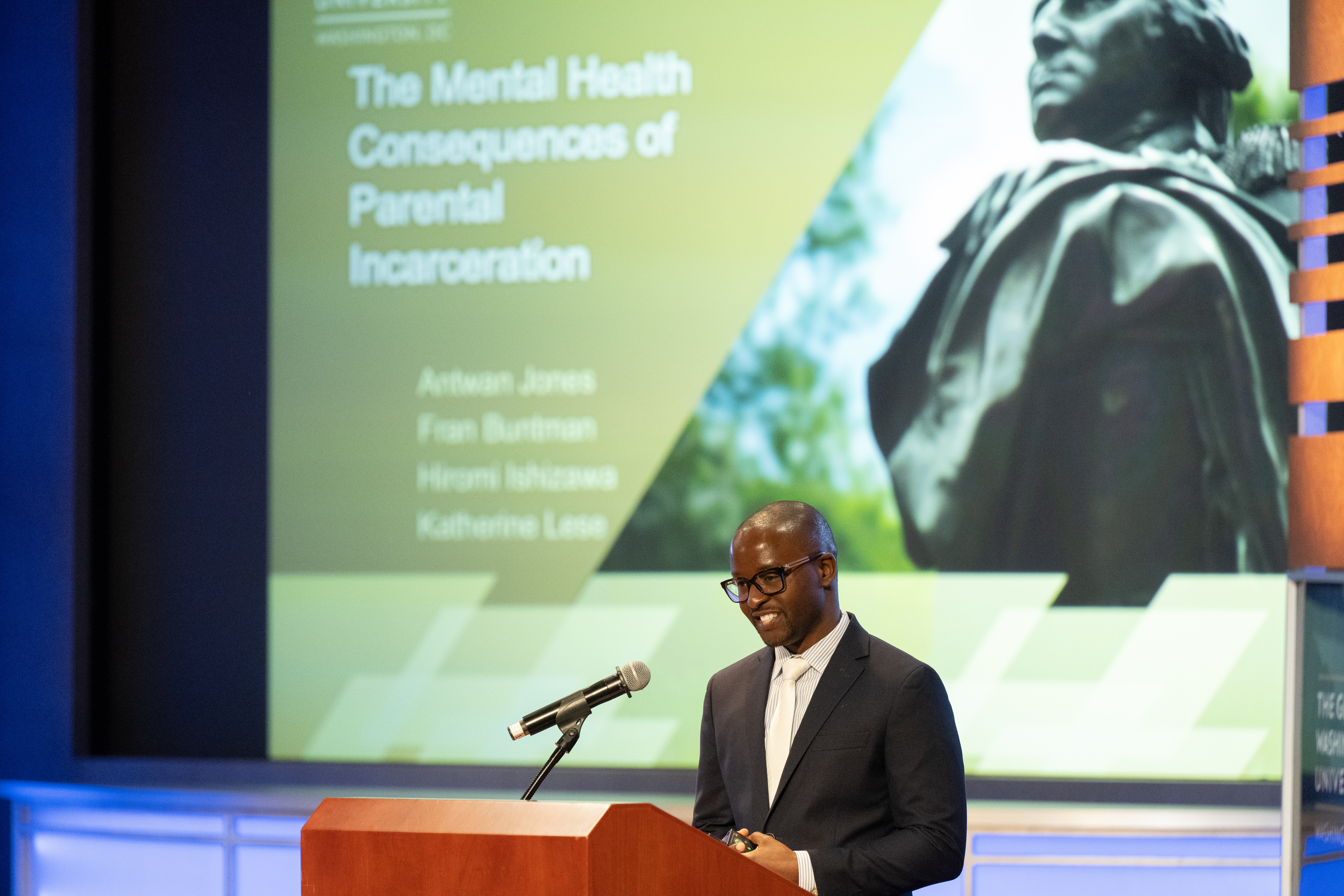 Antwan Jones speaking at the Equity Institute Initiative showcase