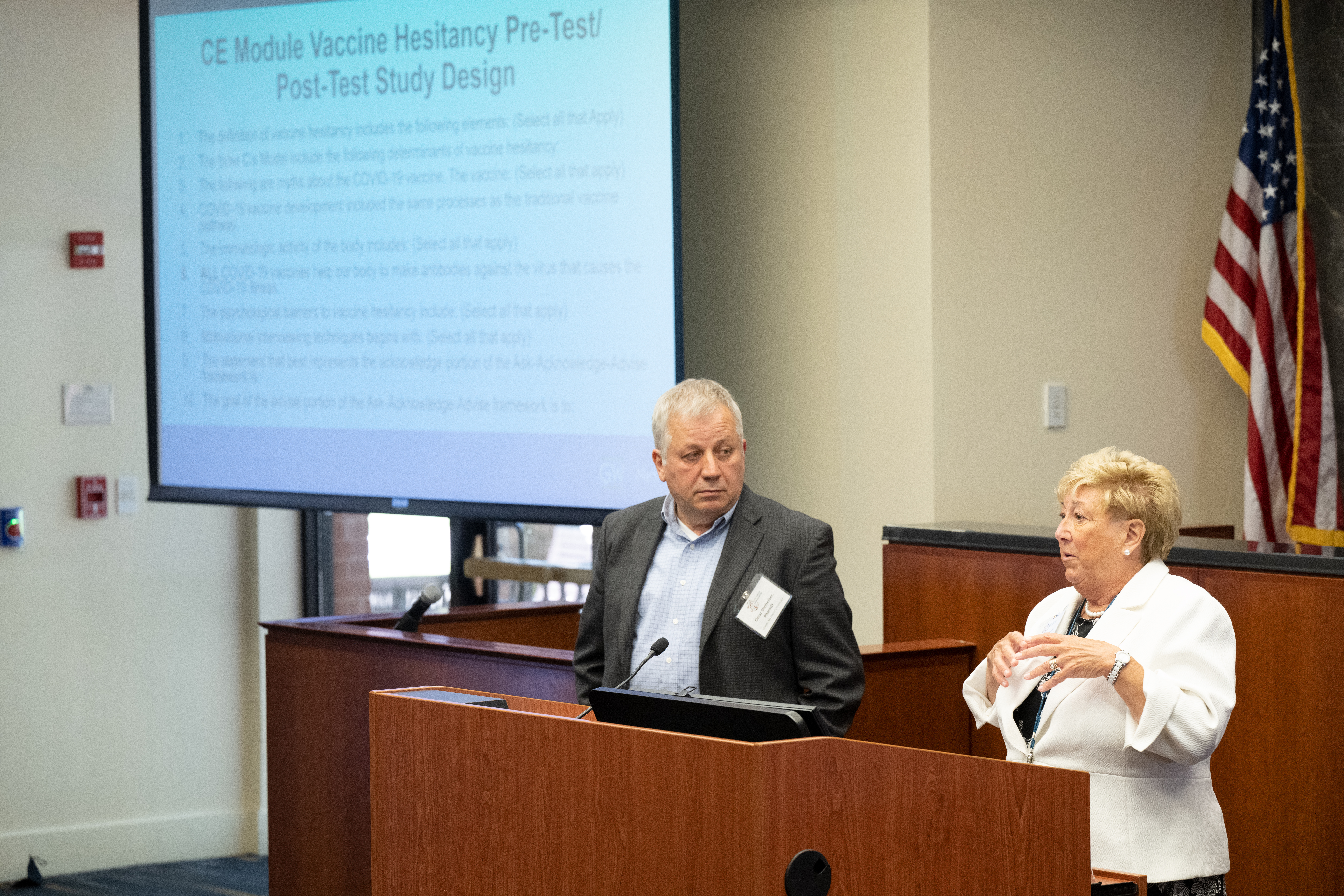 Karen Drenkard presenting at the Equity Institute Initiative Showcase