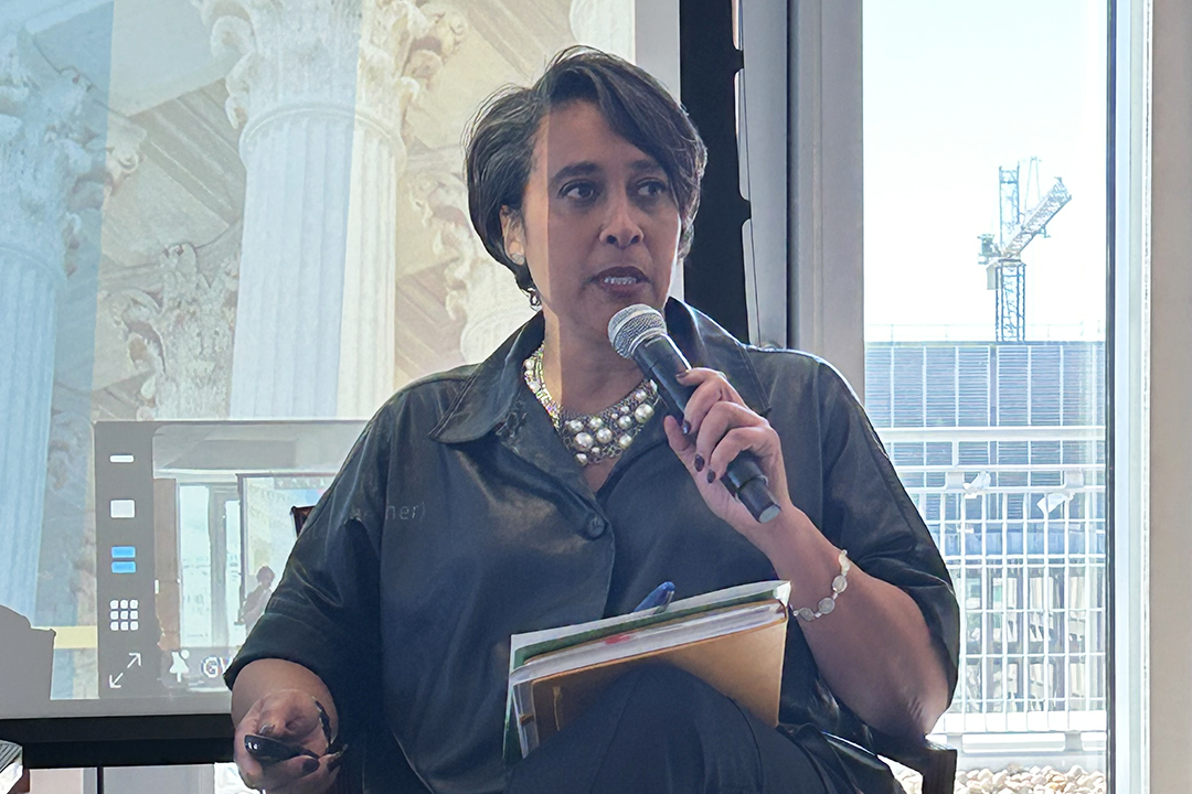 Wendy speaking at March 18 event