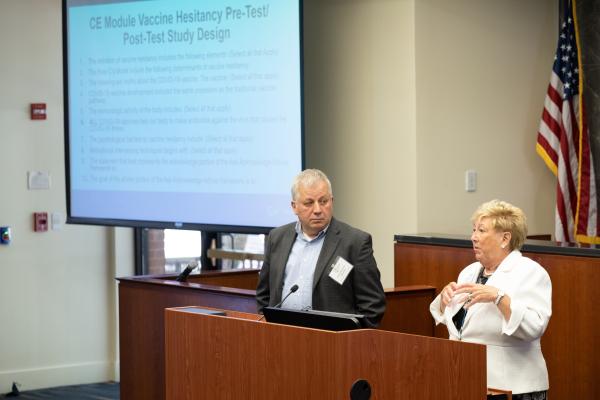 Karen Drenkard presenting at the Equity Institute Initiative Showcase