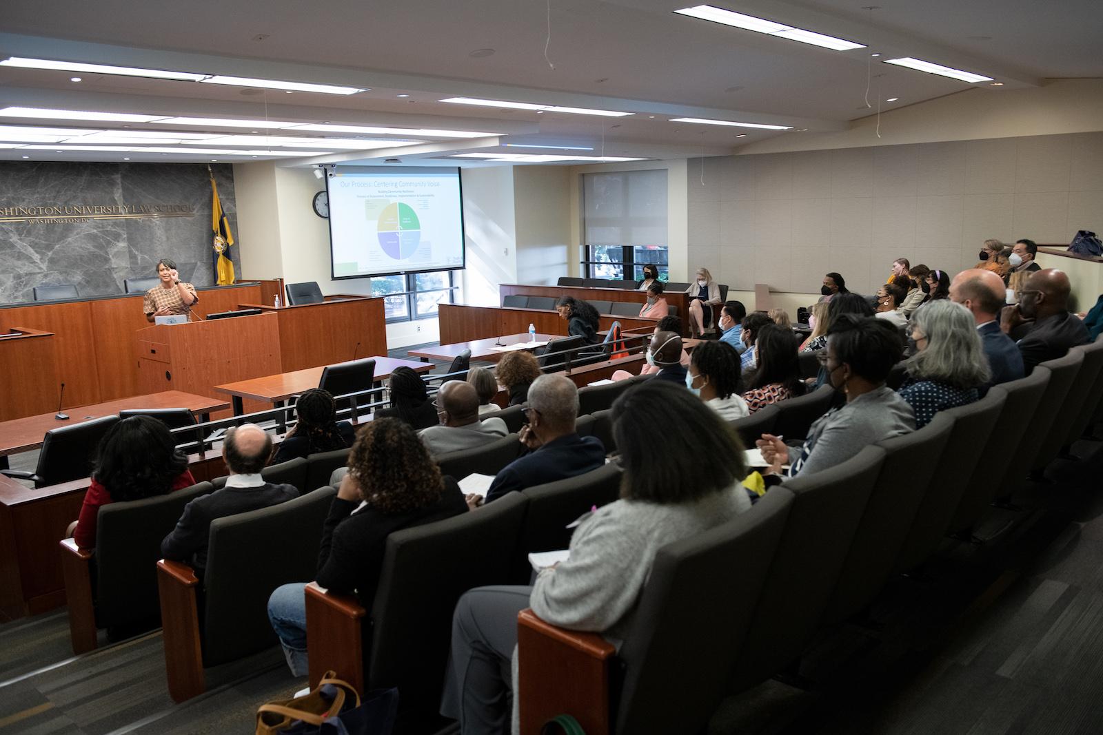 Wendy Ellis presenting at the 2022 Equity Institute Showcase